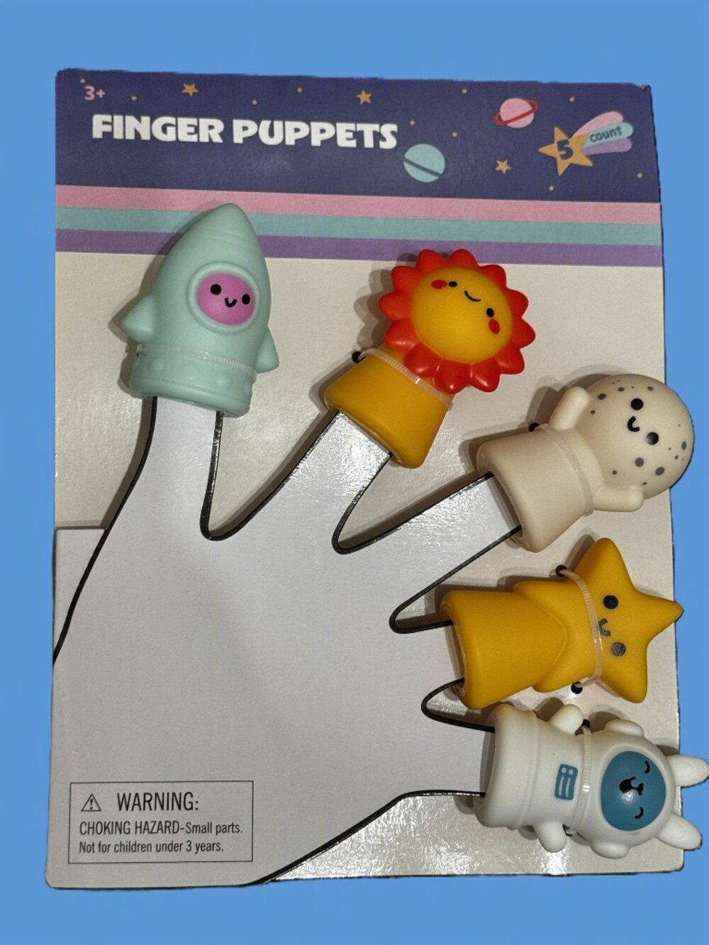 Bullseye's Playground™ Space Themed Finger Puppets, Multicolor